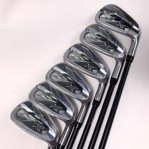 XXIO X 2022 Iron Set 5-PW Miyazaki AX-II Flex 4334 Stiff Graphite Mens RH NEW