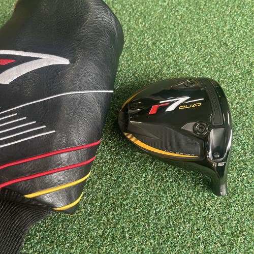 RH 2025 TaylorMade R7 Quad Mini Driver 11.5* Driver Head Only + HC Quad MINT