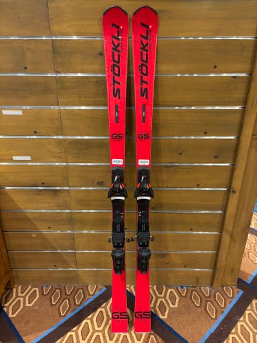 2025 Stockli Laser GS skis with Integrated Salomon Bindings 168cm
