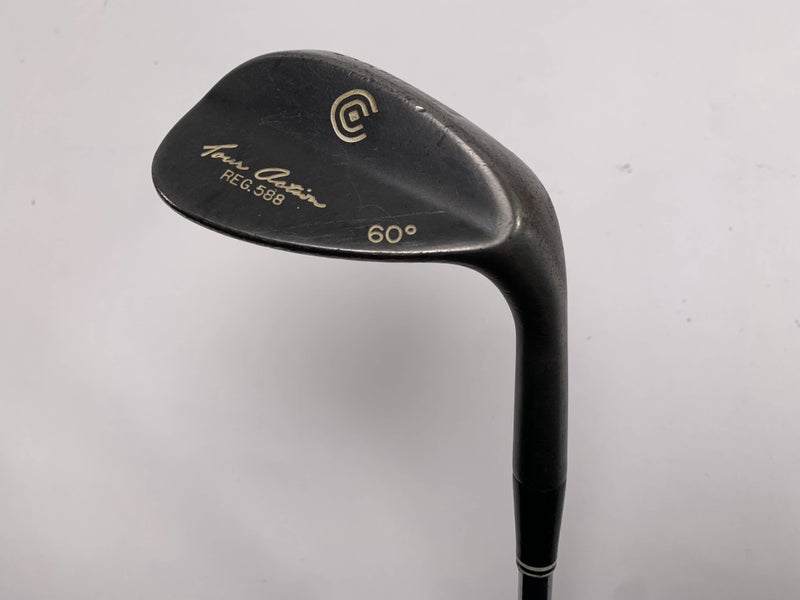 Cleveland 588 Black Melonite Lob Wedge LW 60* Dynamic Gold Wedge Steel Mens RH