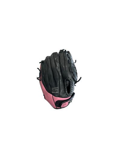 Used Mizuno FINCH RH Throw Fastpitch Gloves Black 11" 11833-S000165564