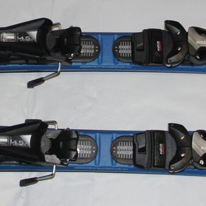 NEW 2026  Elan Maxx Kid's Skis 90cm  blue with EL 4.5 GW adjustable Bindings on skis