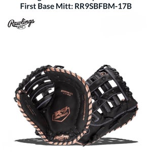 New 2025 Rawlings Left Hand Throw R9 Softball Mitt 12.5"