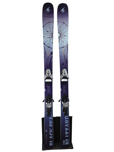 Used 2019 Blizzard Black Pearl 88 Skis (159cm) w/ Salomon 12 Bindings