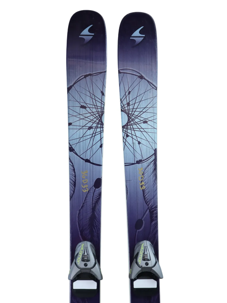 Used 2015 Blizzard Black Pearl 88 Skis (159cm) w/ Salomon 12