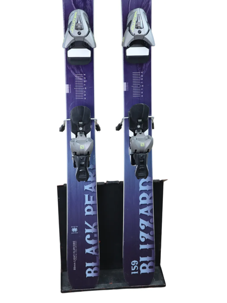 Used 2015 Blizzard Black Pearl 88 Skis (159cm) w/ Salomon 12
