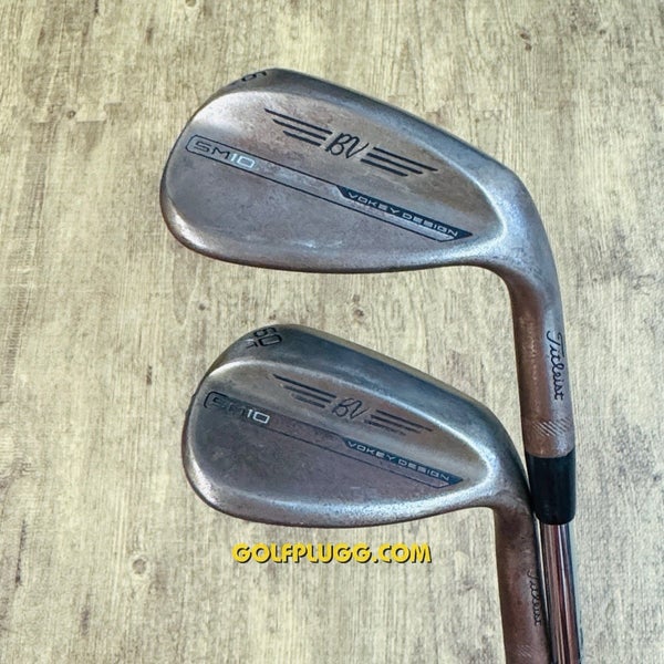 56,60 Wedge Set- Titleist Vokey SM10 Raw / Project X LZ  (2302)