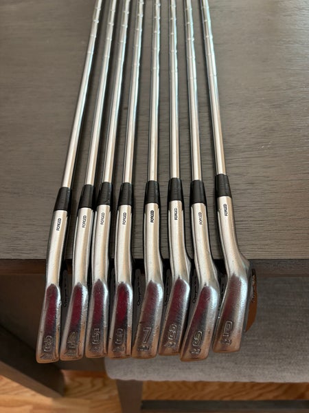 Men's Mizuno MP-14 Right Handed Iron Set Stiff Flex Steel Shaft (Used)