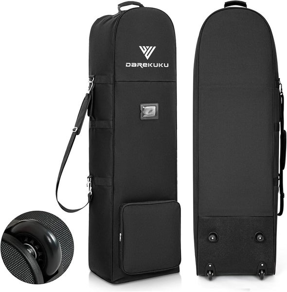 DAREKUKU Golf Travel Covers for Airlines with Detachable Shoulder Straps, Sof...