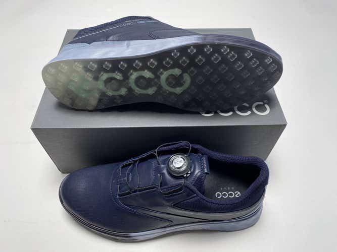 ECCO Golf S-Three Golf Shoes Night Sky Navy Blue Women's SZ 9 (102973 01303)