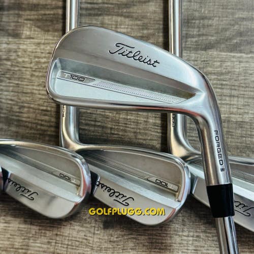 2023 Titleist T100 Iron Set 5-PW / Project X LZ, Extra Stiff Flex (219)