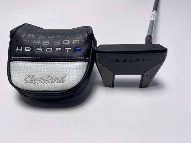 Cleveland HB Soft 2 Black 11S UST All-In Putter 35" Mens RH HC NEW
