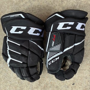Black Senior CCM JetSpeed FT390 Gloves 14" (Used)