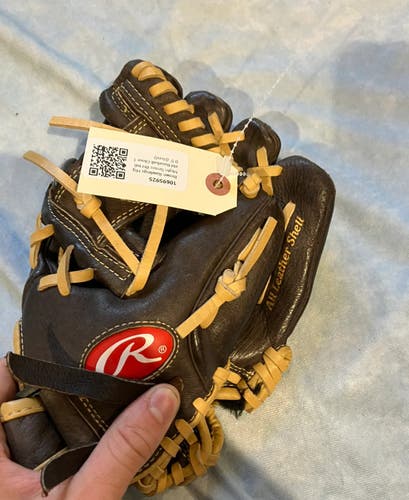 Brown Rawlings Highlight Series RH Infield Baseball Glove 10.5" (Used)