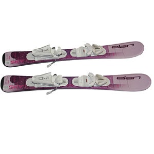 Elan Sky Kids Ski Girls 80cm with Size Adjustable EL 4.5 GW Bindings on skis