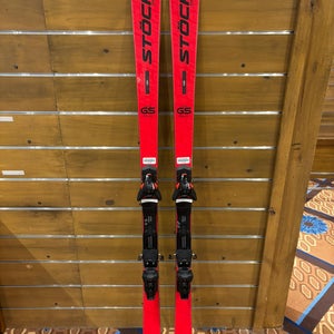 2025 Stockli Laser GS skis with Integrated Salomon Bindings 182cm
