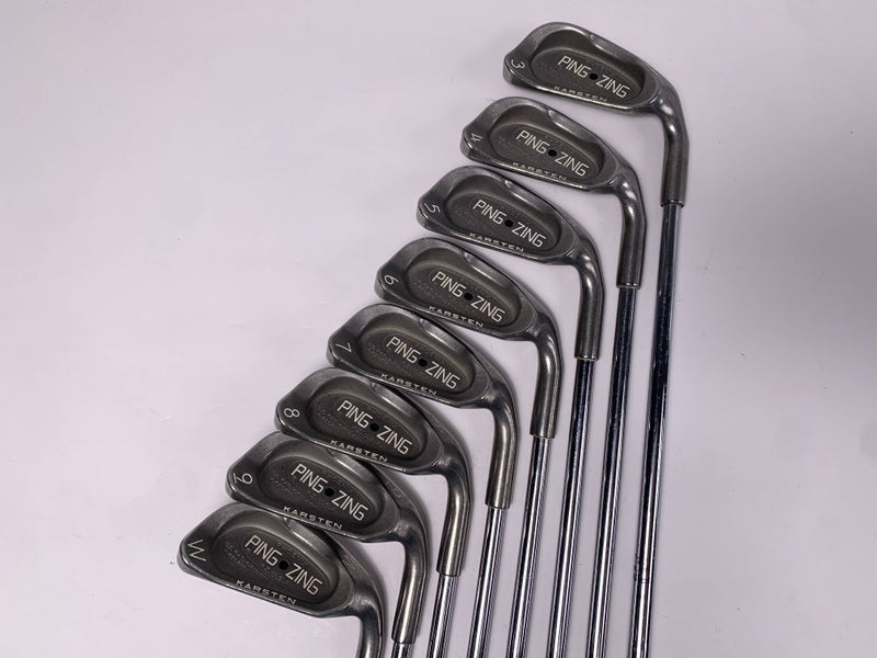 Ping Zing Iron Set 3-PW Black Dot Karsten JZ Regular Steel Mens RH