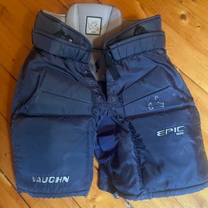 Senior Large Vaughn Epic 8600 Hockey Goalie Pants (Used)