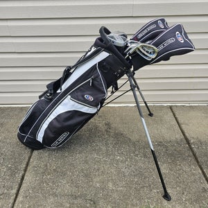 USKG TS Tour Series V5 Complete 11 Club Set With Bag Left Handed LH 60" Players