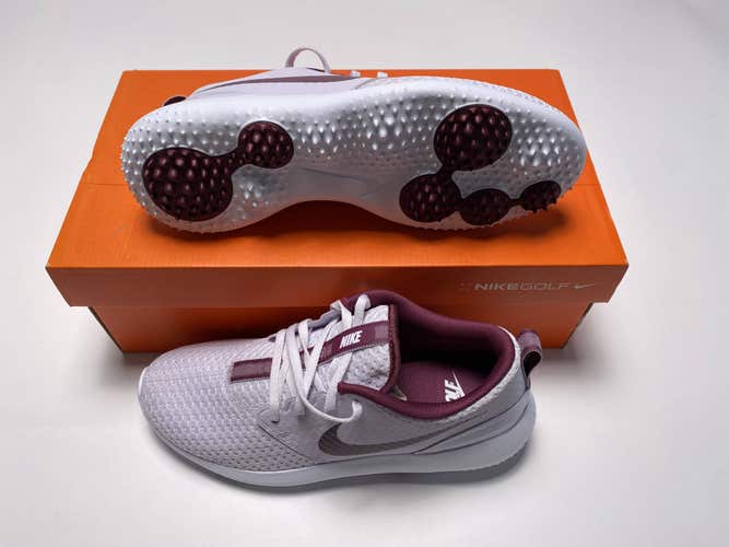Nike Womens Roshe G Golf Shoes White Barely Grape Women's SZ 8.5 (CD6066-501)