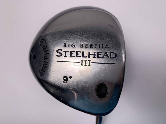 Callaway Steelhead III Driver 9* Steelhead III Uniflex Steel Mens RH