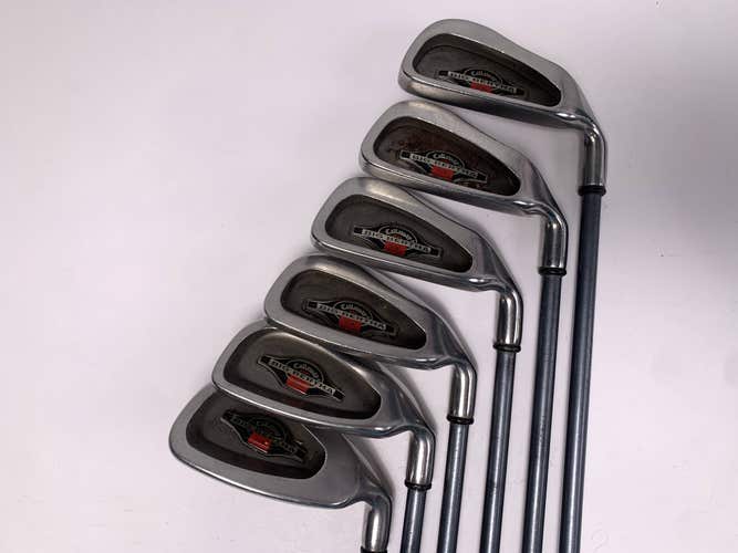 Callaway Big Bertha 1996 Iron Set 5-PW+SW RCH 90 Regular Graphite RH- No 8 Iron