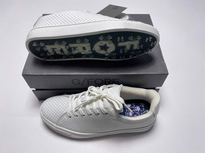 G/Fore Ladies Perforated Disruptor Golf Shoes White Women's SZ 7 (G4LF20EF12)