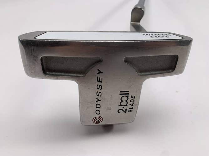 Odyssey White Hot 2-Ball Blade Putter 35" Mens RH Cracked