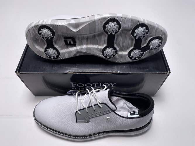 FootJoy FJ Traditions Blucher Camo Golf Shoes White Men's SZ 11.5 (57953)