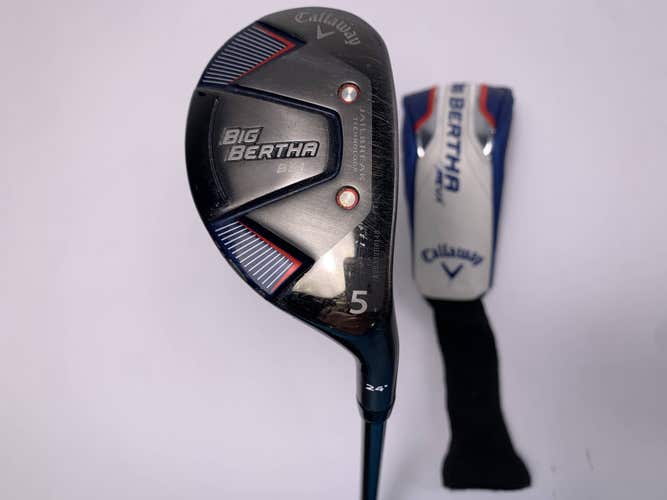 Callaway Big Bertha B21 5 Hybrid 24* RCH 65 Regular Graphite Mens RH HC