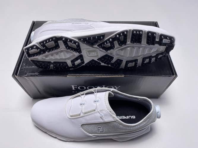 FootJoy Superlites XP BOA Golf Shoes White Men's SZ 9.5 (58091)
