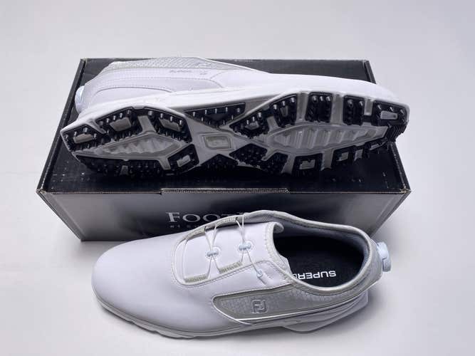 FootJoy Superlites XP BOA Golf Shoes White Men's SZ 10 (58091)