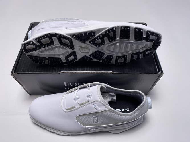 FootJoy Superlites XP BOA Golf Shoes White Men's SZ 10.5 (58091)