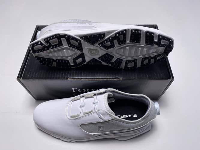 FootJoy Superlites XP BOA Golf Shoes White Men's SZ 10.5 (58091)
