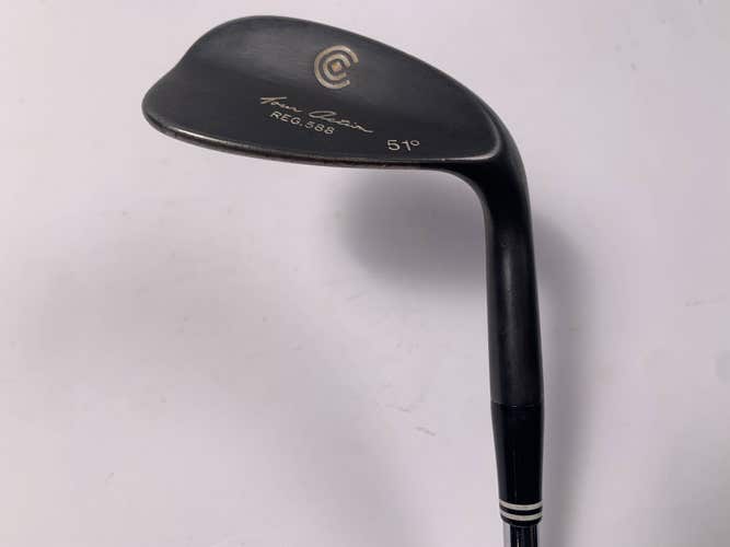 Cleveland 588 Black Melonite Gap Wedge GW 51* True Temper DG Wedge Steel Mens RH