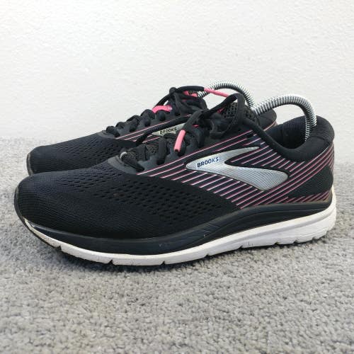 Brooks Addiction 14 Womens Size 9 Running Shoes Black Low Top Sneakers