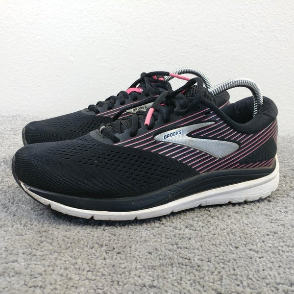 Brooks Addiction 14 Womens Size 9 Running Shoes Black Low Top Sneakers