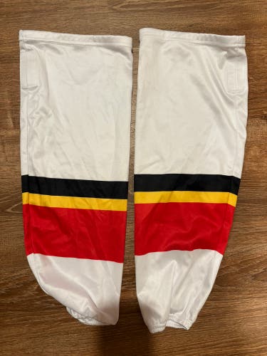 26” PRO Performance/mesh White Hockey Socks (Used)