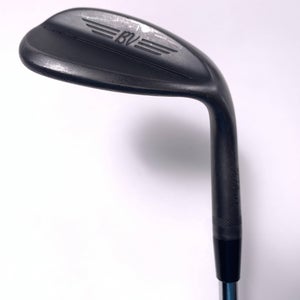 Titleist Vokey SM9 Jet Black Lob Wedge LW 60* 8 M-Grind Wedge Steel Mens RH