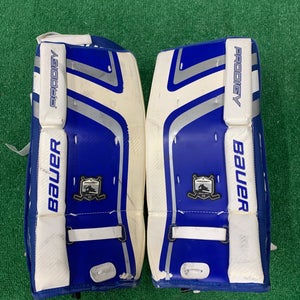 Blue 20" Youth Bauer Prodigy Goalie Leg Pads (Used)