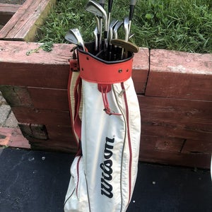 Mens Golf Club Set and Bag, Wilson Aggressor II, Right Handed, Regular Flex