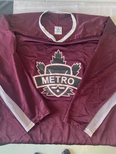METRO Burgundy XL Men's Jersey