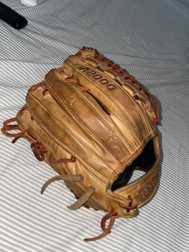 Wilson A2000 RH Pitcher's Baseball Glove 11.75" (Used)