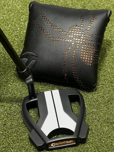 TaylorMade Spider Tour X Black #1 L-Neck Putter 35" Inch w/ Headcover RH MINT!