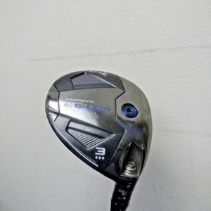 NICE CALLAWAY PARADYM Ai SMOKE TRIPLE DIAMOND FAIRWAY #3 DENALI BLACK 70 X STIFF