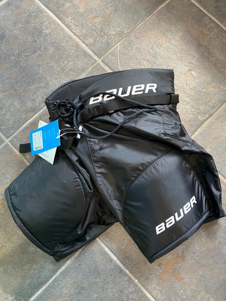 Black Youth Medium Bauer Lil Sport Hockey Pants (Used)