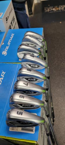 Used Ping G425 BLACK DOT 5-PW UW SW Mens Iron Set RH 5I-SW 11497-S000151511
