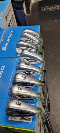 Used Ping G425 BLACK DOT 5-PW UW SW Mens Iron Set RH 5I-SW 11497-S000151511