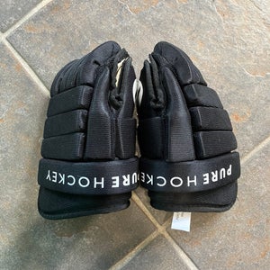 Black Youth Pure Hockey Gloves 10" (Used)