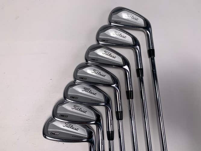Titleist 718 CB Iron Set 4-PW KBS Tour Stiff Steel Mens RH (No 7 Iron)